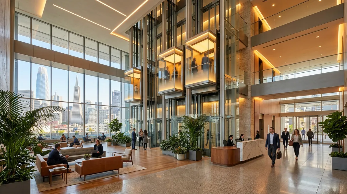 Hol biurowy centrum 101 California Street, San Francisco — biuro Suite 2710 caliperjaw.info